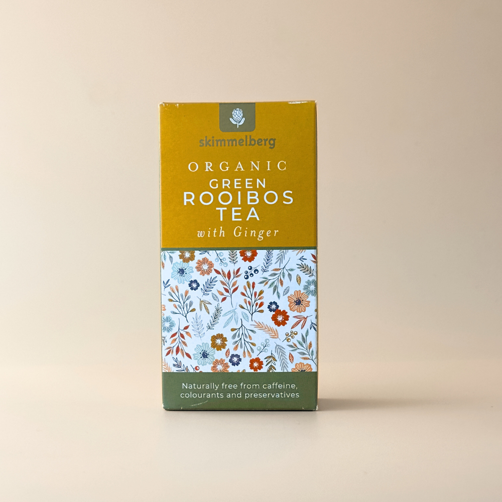 Organic Green Rooibos with Ginger Skimmelberg Tea & Infusions ginger, green rooibos, organic, skimmelberg, tea