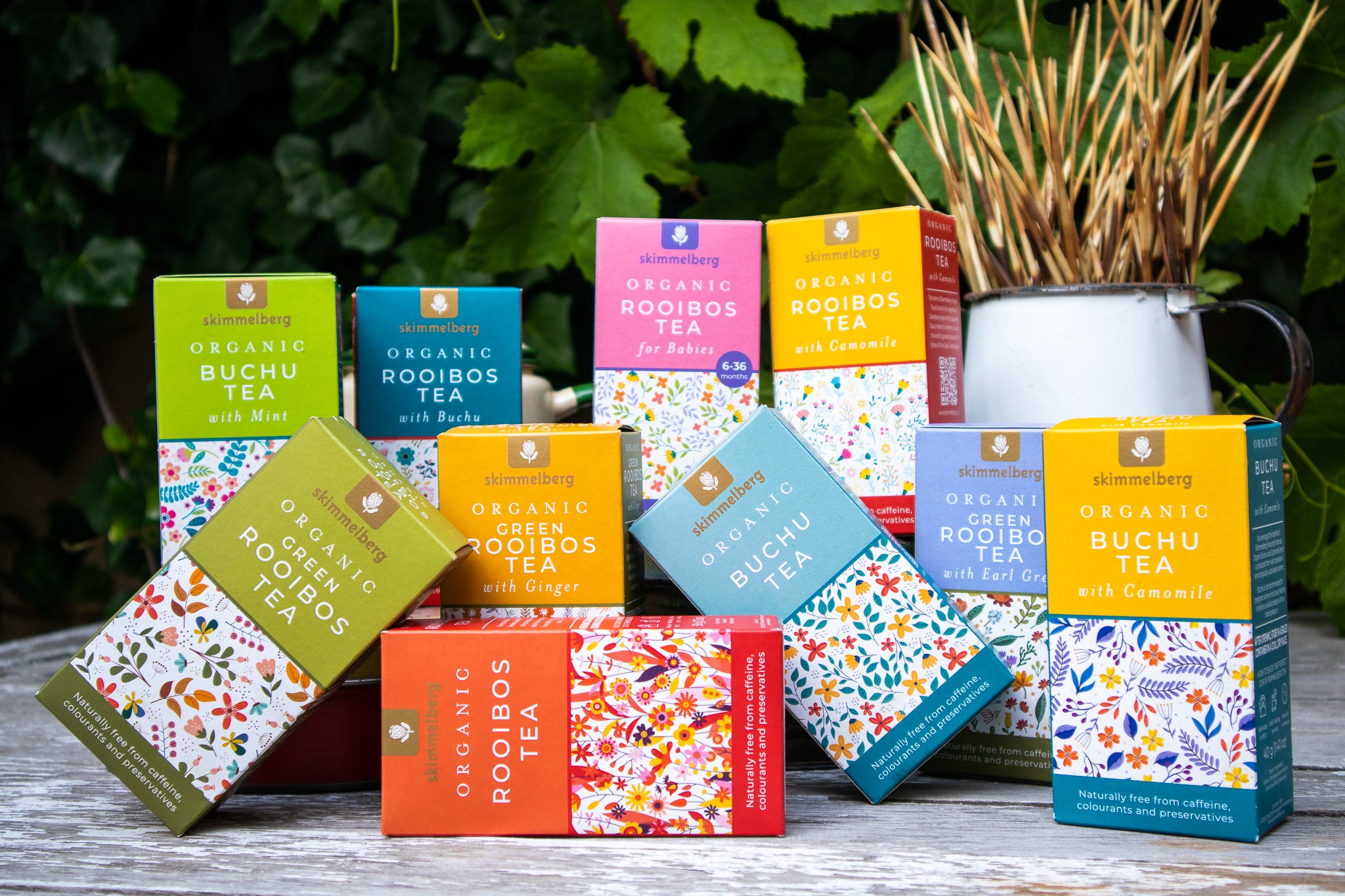 Label Packaging | Skimmelberg Organic Buchu & Rooibos | South Africa