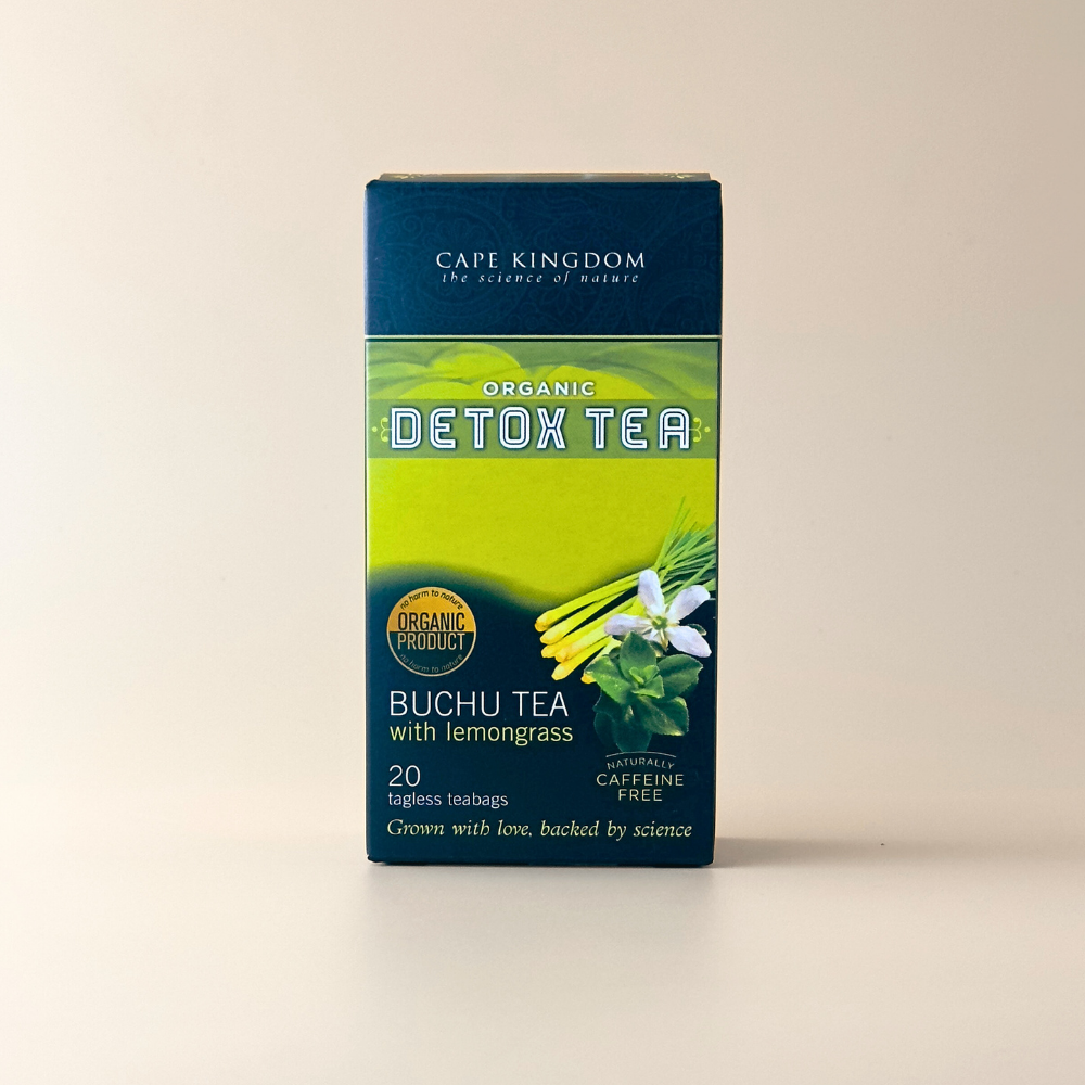 Buchu Lemongrass Detox Tea for Wellness Cape Kingdom Tea & Infusions cape kingdom, detox tea, organic, tea Skimmelberg