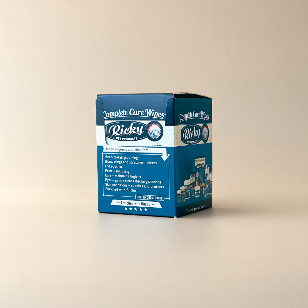 Complete Care Wipes for Dogs with Buchu Oil Ricky Litchfield Pet Wipes animal care, dog food, pet care, pets Skimmelberg