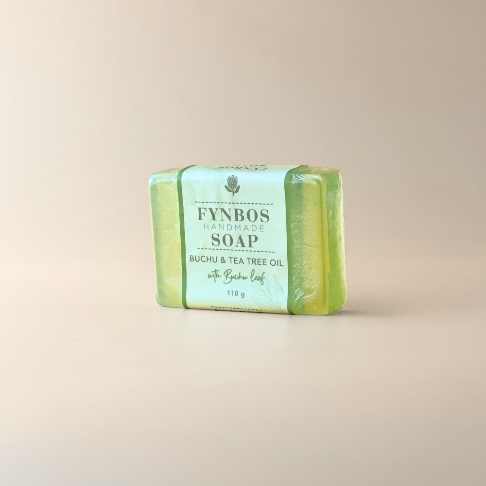 Handcrafted Buchu & Tea Tree Oil Soap Skimmelberg Bar Soap natural soap, skimmelberg, soap, Tea Tree Skimmelberg