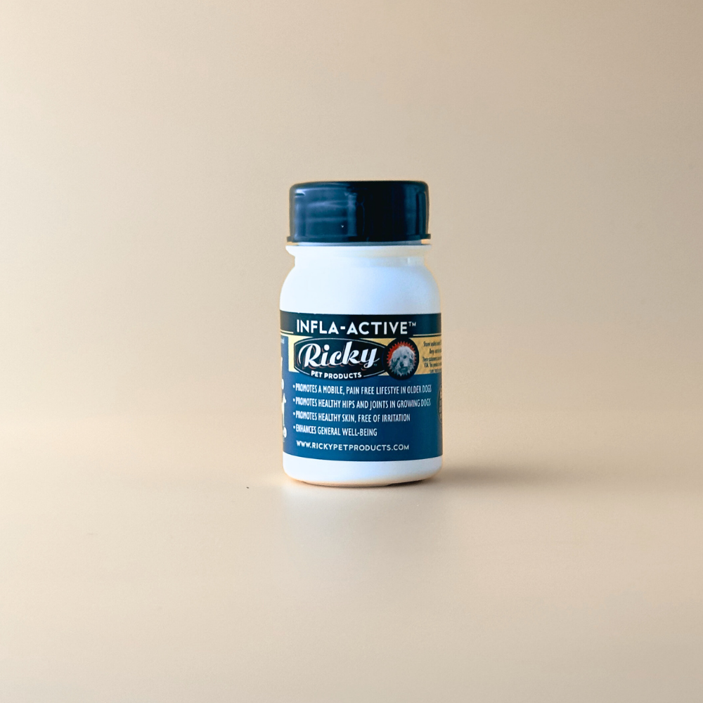 Infla-Active Capsules for Dogs with Buchu Oil Ricky Litchfield animal care, pet care, pets Skimmelberg