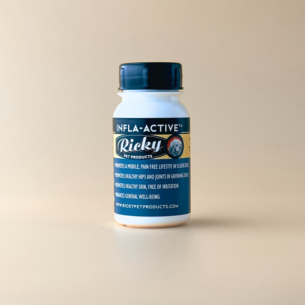 Infla-Active Capsules for Dogs with Buchu Oil Ricky Litchfield animal care, pet care, pets Skimmelberg