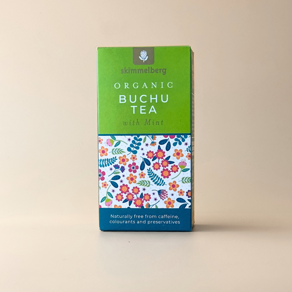 Organic Buchu Tea with Mint Skimmelberg Tea & Infusions buchu, mint, organic, tea Skimmelberg