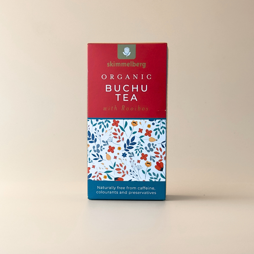 Organic Buchu Tea with Rooibos Skimmelberg Tea & Infusions buchu, organic, rooibos, skimmelberg, tea Skimmelberg