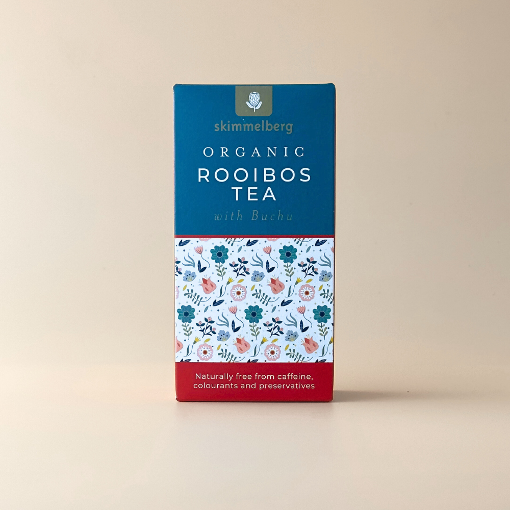 Organic Rooibos Tea with Buchu Skimmelberg Tea & Infusions buchu, organic, rooibos, skimmelberg, tea Skimmelberg
