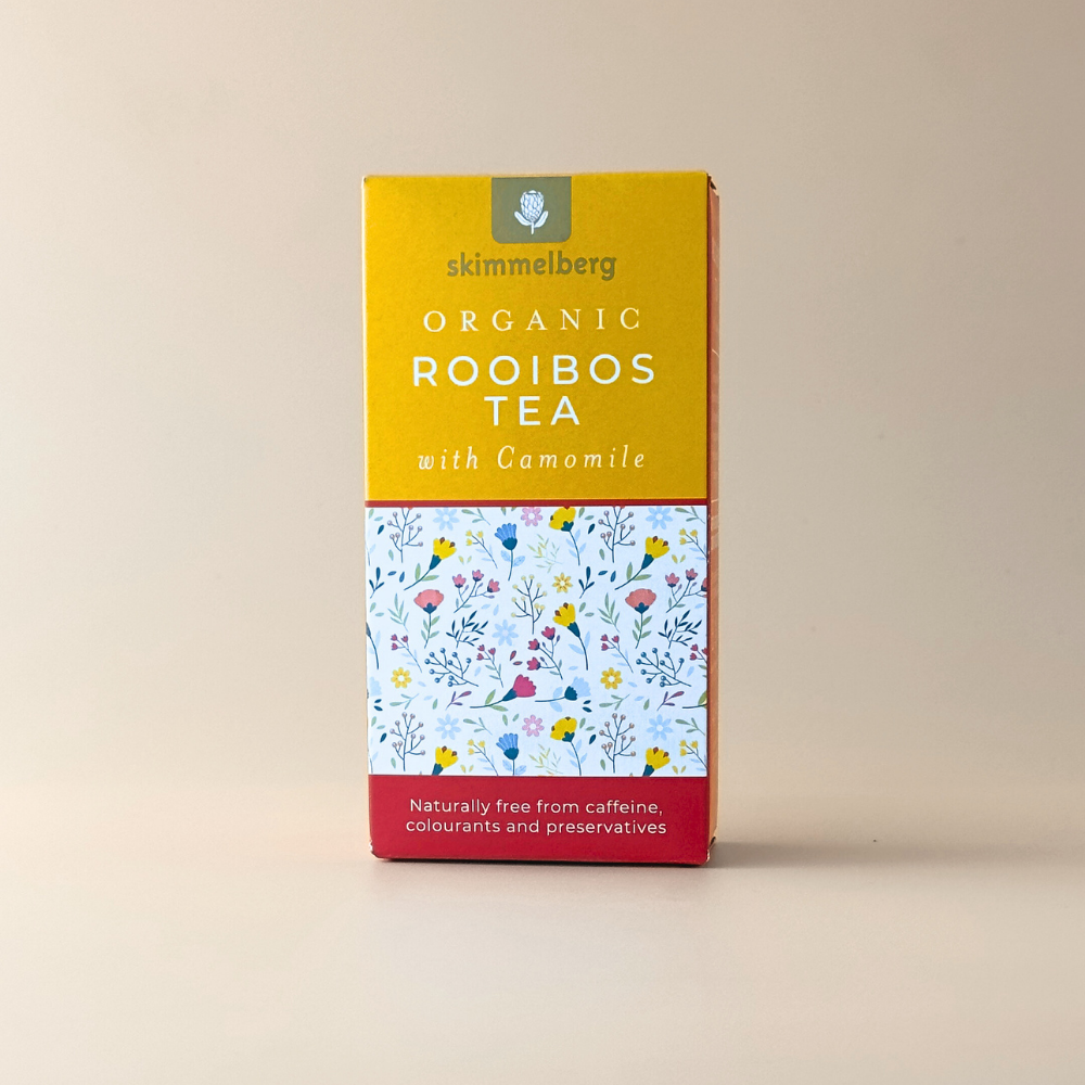Organic Rooibos Tea with Camomile Skimmelberg Tea & Infusions chamomile, organic, rooibos, skimmelberg, tea Skimmelberg