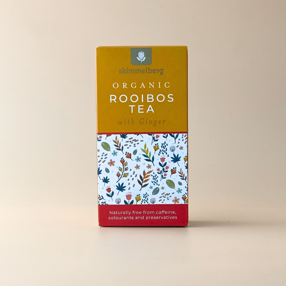 Organic Rooibos Tea with Ginger Skimmelberg Tea & Infusions chamomile, organic, rooibos, skimmelberg, tea Skimmelberg