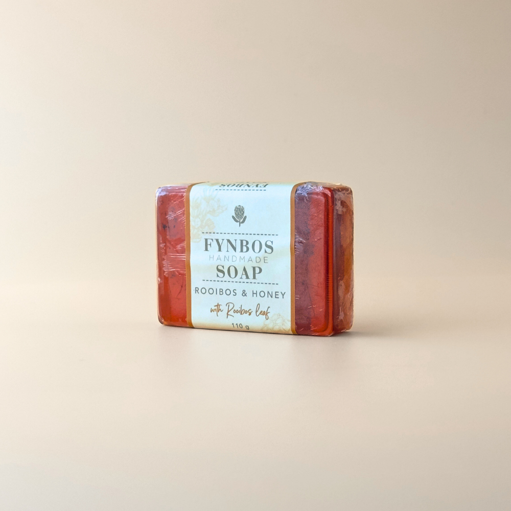 Rooibos & Honey Glycerine Soap Skimmelberg Bar Soap natural soap, rooibos & honey soap, rooibos soap, skimmelberg, soap Skimmelberg