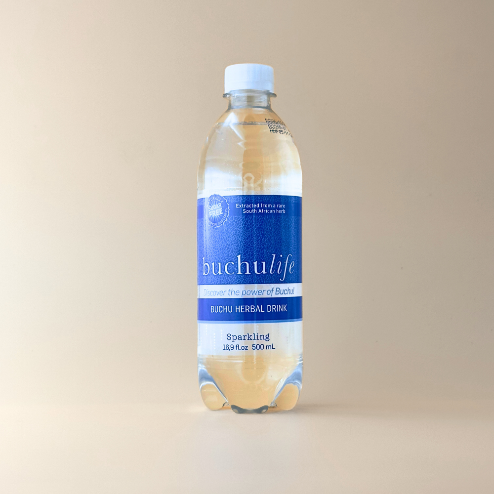 Sparkling Herbal Water with Buchu Skimmelberg buchulife, herbal water