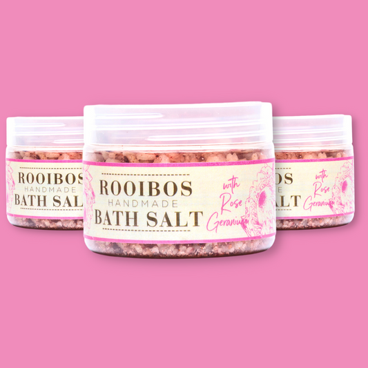 Rooibos & Rose Geranium Bath Salt