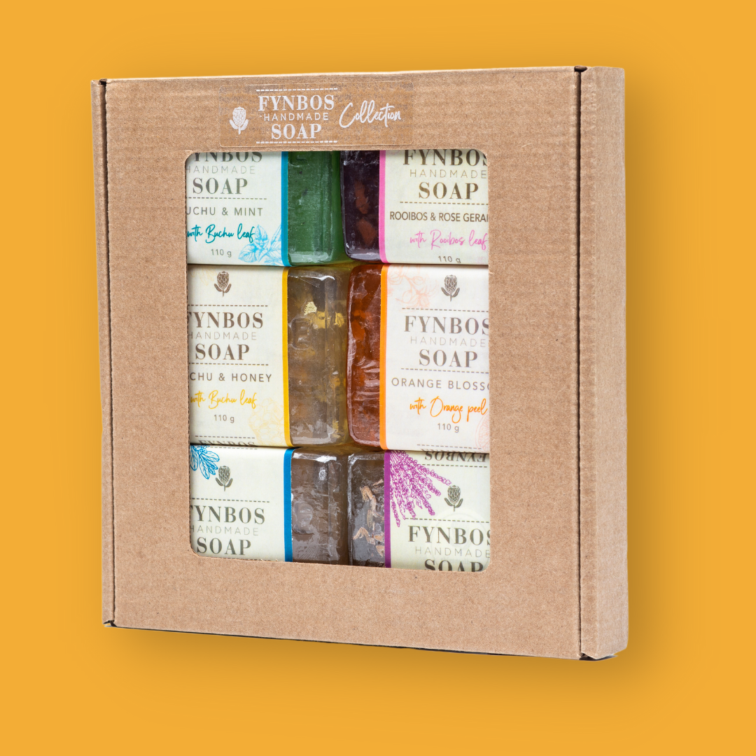 Fynbos Floral Soap Collection Skimmelberg Bar Soap buchu and charcoal soap, buchu soap, gift packs, natural soap, skimmelberg, soap