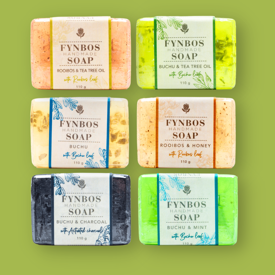 Fynbos Rejuvenating Soap Collection Skimmelberg Bar Soap buchu and charcoal soap, buchu soap, gift packs, natural soap, skimmelberg, soap