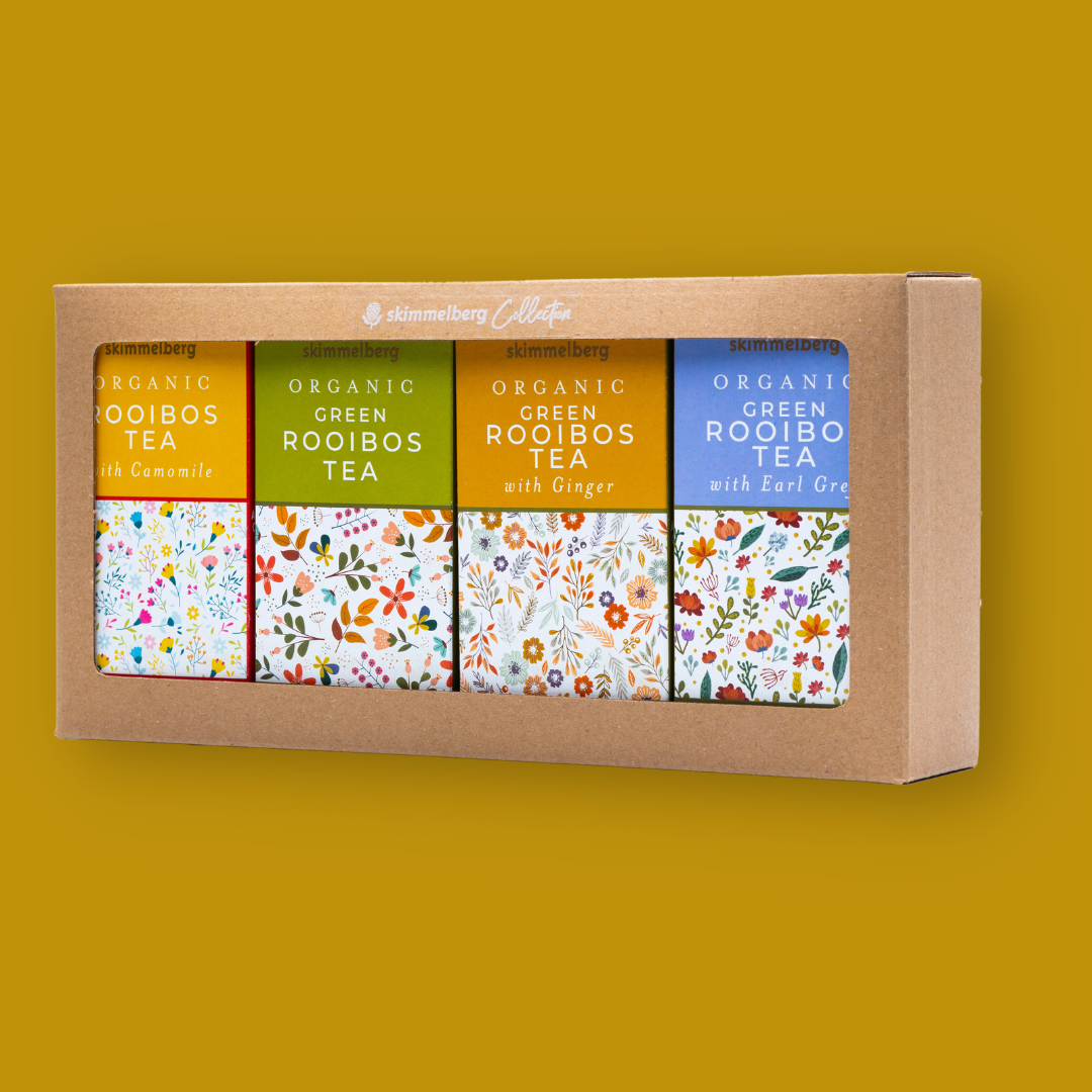 Organic Green Rooibos Tea Collection Skimmelberg Tea & Infusions collections, gift packs, green rooibos, organic, tea